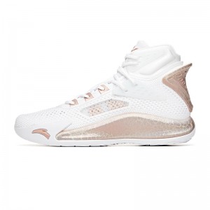 Anta KT 2020 Klay Thompson "Home" Men's Basketball Shoes - White/Gold