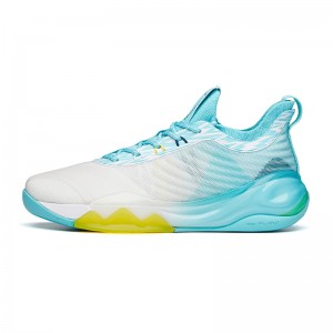 Anta KT6 Klay Thompson 2021 G6 SIX GOD Low Basketball Sneakers - Blue/White/Yellow