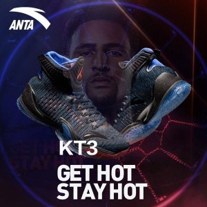 Anta Klay Thompson KT3 Team 2023 Spring Men's Basketball Shoes - Pink/Blue