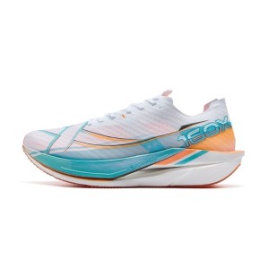 Xtep 160X 6.0 PB Marathon Racing Shoes - White/Blue/Orange