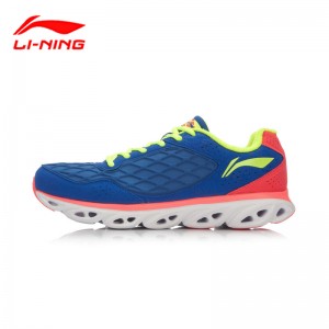 Li Ning Arc 5 Mens Cushion Running Shoes - Dream Blue/Flame Red/Bright Green