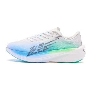 Qiaodan 2024 Feiying PB 4.0 KungFu Marathon Carbon Plate Racing Shoes - Blue/Green