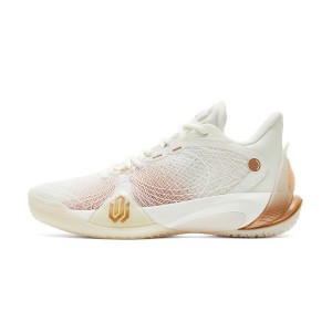 PEAK  Andrew Wiggins Talent-2 Men's Basketball Shoes - White/Gold