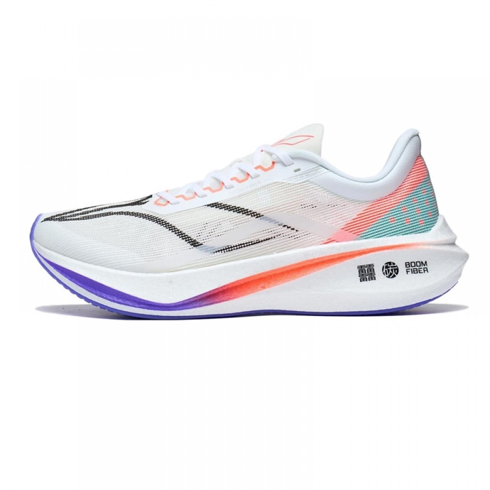 Li-Ning 飞电Feidian 3 CHALLENGER BOOM Men's Racing Shoes - White 
