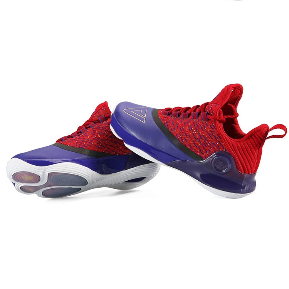Peak 2018 Tony Parker 6 VI Men's Professional Basketball Shoes - Purple/Red