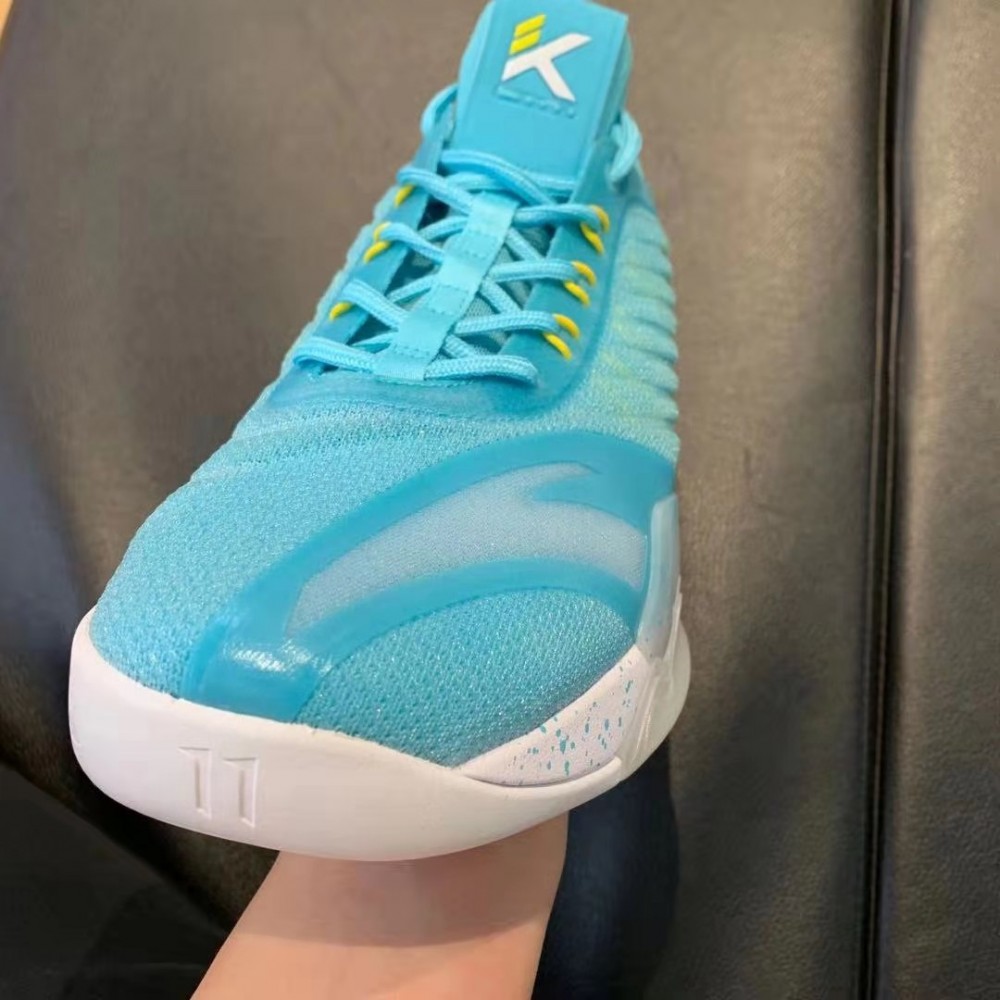Anta 2021 KT6 Klay Thompson Low Basketball Sneakers - Blue