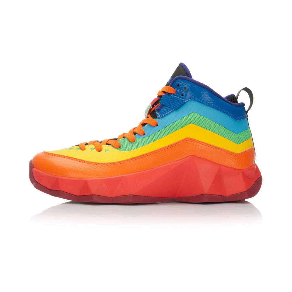 basketball shoes rainbow