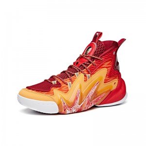 Anta Men's Shock The Game 4.0 "Frenzy" 2020 New Basketball Sneakers - Red/Orange