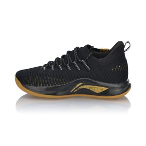 Li-Ning 2019 Spring New Speed V PLAYOFF Men's Professional Basketball Shoes - Black/Gold