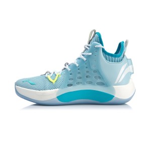 Li-Ning 2019 New Sonic VII C.J.McCollum Professional Basketball Shoes - Blue/White