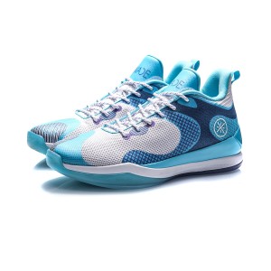 2020 Li-Ning Wade Professional Men's Basketball Game Shoes - White/Blue