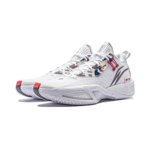 LiNing Way of Wade Fission 9 Men's Low Basketball Game Shoes - White