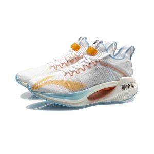 Li-Ning Boom 2021 New Colorway 绝影 Essential Men's Running Shoes - White/Blue