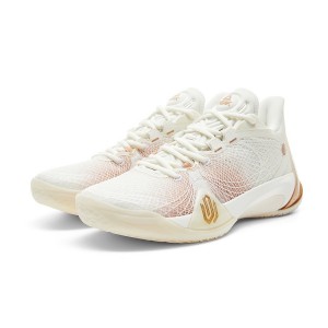 PEAK  Andrew Wiggins Talent-2 Men's Basketball Shoes - White/Gold