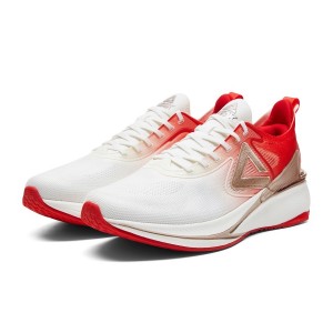 PEAK-TAICHI 6.0 Men's Smart Running Shoes - Beige/Red