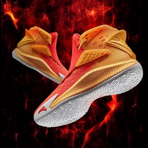 Anta KT5 Klay Thompson "ON FIRE" Basketball Shoes - Red/Orange